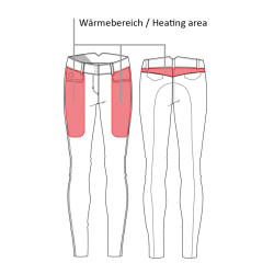 Pantalón calefactable Keep Warm Style 1/1 en silicona. HKM Gris