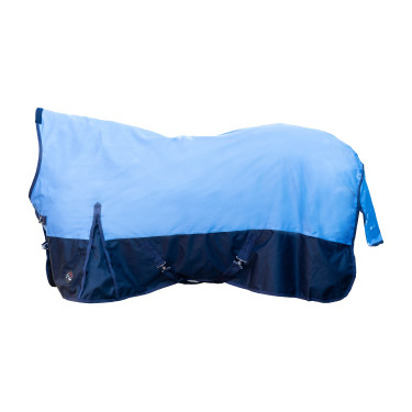 Manta highneck HKM Norwich 600D 100g Azúl oscuro / azúl claro Manta highneck HKM Norwich 600D 100g Azúl oscuro / azúl claro