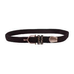 Cinturón elástico Rosegold Glamour Style HKM Marrón / oro rosa Marr&amp;amp;amp;oacute;n