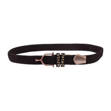 Cinturón elástico Rosegold Glamour Style HKM Marrón / oro rosa Marr&amp;amp;amp;oacute;n