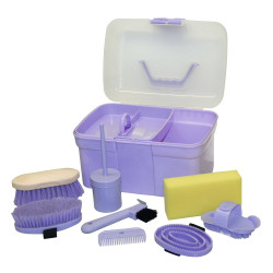 Caja de limpieza 8 piezas para niños Lila Azul Caja de limpieza 8 piezas para niños Lila Azul