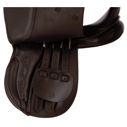 Juego de silla Haflinger 17,5" Castaño Marr&amp;amp;amp;oacute;n
