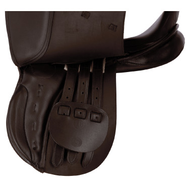 Juego de silla Haflinger 17,5" Castaño Marr&amp;amp;amp;oacute;n