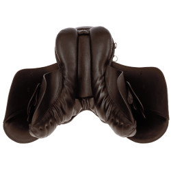 Juego de silla Haflinger 17,5" Castaño Marr&amp;amp;amp;oacute;n