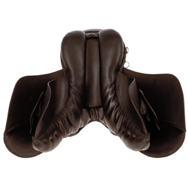 Juego de silla Haflinger 17,5" Castaño Marr&amp;amp;amp;oacute;n