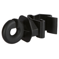 Aislador de anillo AKO T-Post por 25 Negro