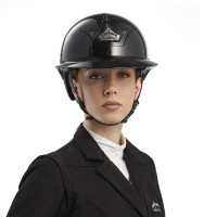 Casco Veredus Vita GST visera estándar Negro brillante