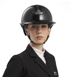 Casco Veredus Vita GST visera estándar Negro brillante