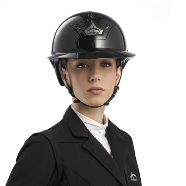 Casco Veredus Vita GST visera estándar Negro brillante