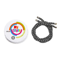 Kit de ribetes Casco My Style a rayas Gris oscuro