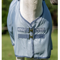 Manta antimoscas para poni Amigo® Bug Rug Plus Azul jaspeado / azul / plateado Manta antimoscas para poni Amigo® Bug Rug Plus Azul jaspeado / azul / plateado