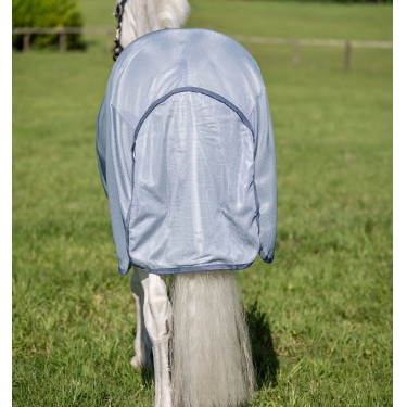 Manta antimoscas para poni Amigo® Bug Rug Plus Azul jaspeado / azul / plateado Manta antimoscas para poni Amigo® Bug Rug Plus Azul jaspeado / azul / plateado