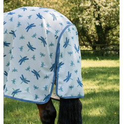 Camisa anti-moscas Horseware Amigo Bug Rug XL Plus Motivo libélula / plata / azul / salvia Motifs Camisa anti-moscas Horseware Amigo Bug Rug XL Plus Motivo libélula / plata / azul / salvia Motifs