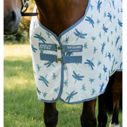 Camisa anti-moscas Horseware Amigo Bug Rug XL Plus Motivo libélula / plata / azul / salvia Motifs Camisa anti-moscas Horseware Amigo Bug Rug XL Plus Motivo libélula / plata / azul / salvia Motifs