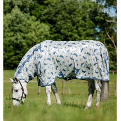 Manta antimoscas Horseware Amigo Integrated Motivo libélula / plata / azul / salvia Motifs Manta antimoscas Horseware Amigo Integrated Motivo libélula / plata / azul / salvia Motifs