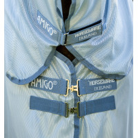 Manta antimoscas Horseware Amigo Integrated Plata / gris titanio / plata