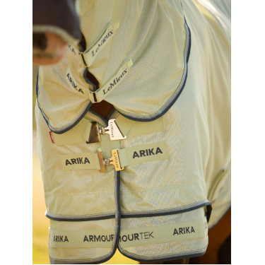 Manta antimoscas LeMieux Arika Armour-Tek Macarrón