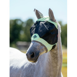Máscara antimoscas Visor-Tek Camo orejas Macarrón Verde