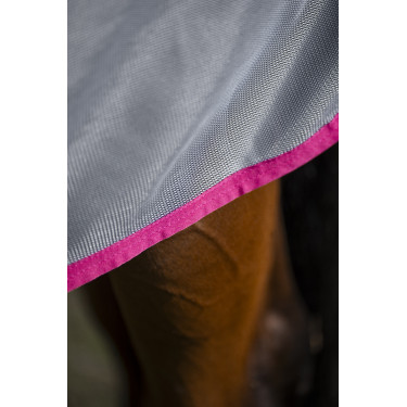 Capa antimoscas Bucas Buzz-Off Rain con cubrecuello Floración azul