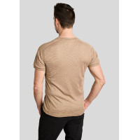 Camiseta de malla Montar MoLui hombre Latté Marrón Camiseta de malla Montar MoLui hombre Latté Marrón