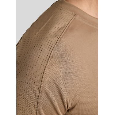 Camiseta de malla Montar MoLui hombre Latté Marr&amp;amp;amp;oacute;n