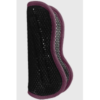 Forros de las protecciones con carcasa en malla 3D de terciopelo ProConfort Kalou Negro / burdeos