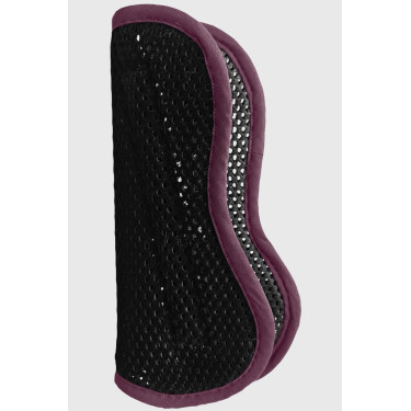 Forros de las protecciones con carcasa en malla 3D de terciopelo ProConfort Kalou Negro / burdeos