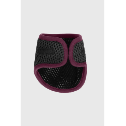 Forros de los protectores de menudillo con carcasa en malla 3D aterciopelada ProConfort Darial Negro / burdeos