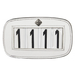 Número de salida para mantilla LeMieux 4 numeros blancos