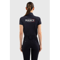 Polo Harcour Fuega Harcour manga corta mujer Francia Marino Azul marino