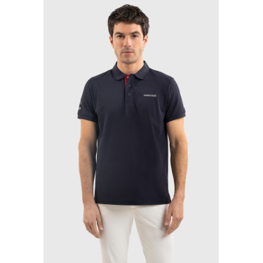 Polo Harcour Fuego de manga corta para hombre Francia Marino Azul marino Polo Harcour Fuego de manga corta para hombre Francia Marino Azul marino