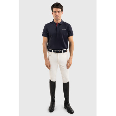 Polo Harcour Fuego de manga corta para hombre Francia Marino Azul marino Polo Harcour Fuego de manga corta para hombre Francia Marino Azul marino