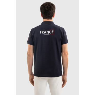 Polo Harcour Fuego de manga corta para hombre Francia Marino Azul marino Polo Harcour Fuego de manga corta para hombre Francia Marino Azul marino