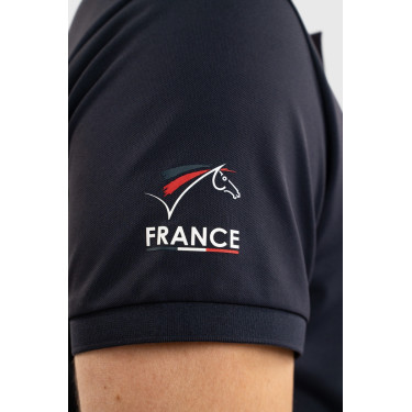 Polo Harcour Fuego de manga corta para hombre Francia Marino Azul marino Polo Harcour Fuego de manga corta para hombre Francia Marino Azul marino
