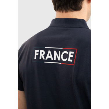 Polo Harcour Fuego de manga corta para hombre Francia Marino Azul marino Polo Harcour Fuego de manga corta para hombre Francia Marino Azul marino