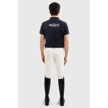 Polo Harcour Fuego de manga corta para hombre Francia Marino Azul marino Polo Harcour Fuego de manga corta para hombre Francia Marino Azul marino