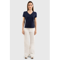 Camiseta Harcour Aquila de manga corta para mujer Francia Marino Azul marino