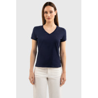 Camiseta Harcour Aquila de manga corta para mujer Francia Marino Azul marino