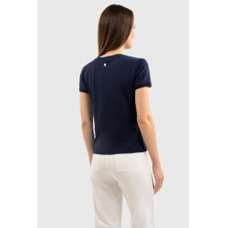 Camiseta Harcour Aquila de manga corta para mujer Francia Marino Azul marino