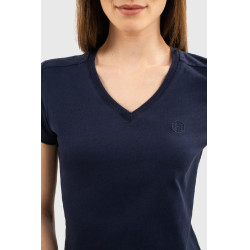 Camiseta Harcour Aquila de manga corta para mujer Francia Marino Azul marino
