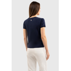 Camiseta Harcour Hydra de manga corta para mujer Marino Azul marino