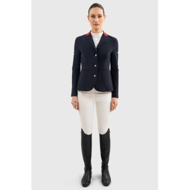 Chaqueta de concurso Harcour Figara mujer Francia Marino Azul marino