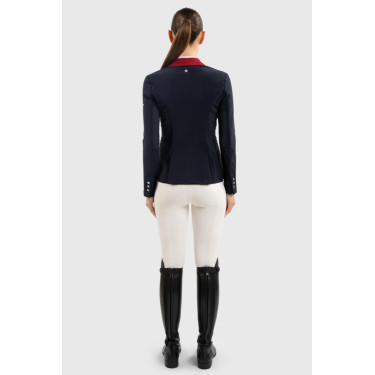 Chaqueta de concurso Harcour Figara mujer Francia Marino Azul marino