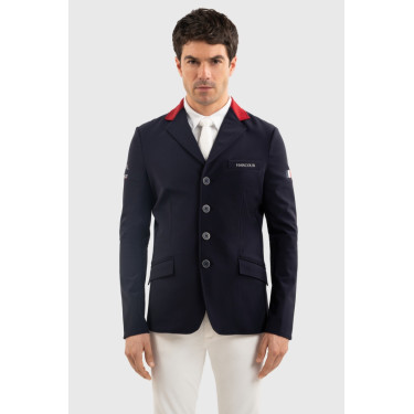 Chaqueta de concurso Harcour Figaro hombre Francia Marino Azul marino
