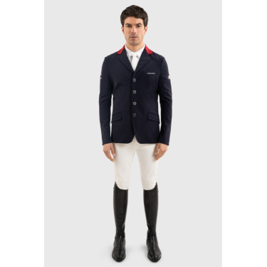 Chaqueta de concurso Harcour Figaro hombre Francia Marino Azul marino