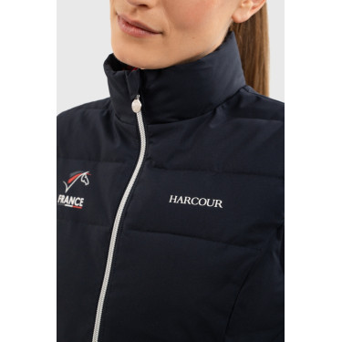 Chaleco sin mangas Harcour Flicka mujer Francia Marino Azul marino