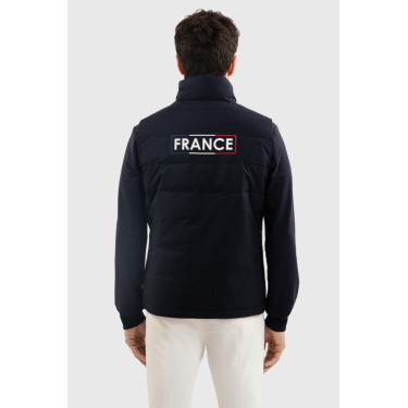 Chaleco sin mangas Harcour Flicko hombre Francia Marino Azul marino