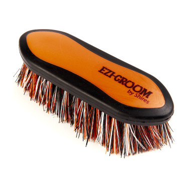 Cepillo duro Dandy Ezi-Groom Shires Naranja