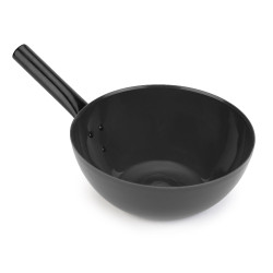 Cazo medidor de pienso Shires Negro