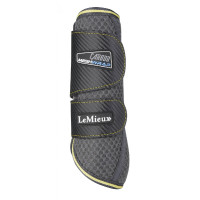 Protectores de tendón LeMieux Carbon Mesh Antracita / limón Gris Protectores de tendón LeMieux Carbon Mesh Antracita / limón Gris